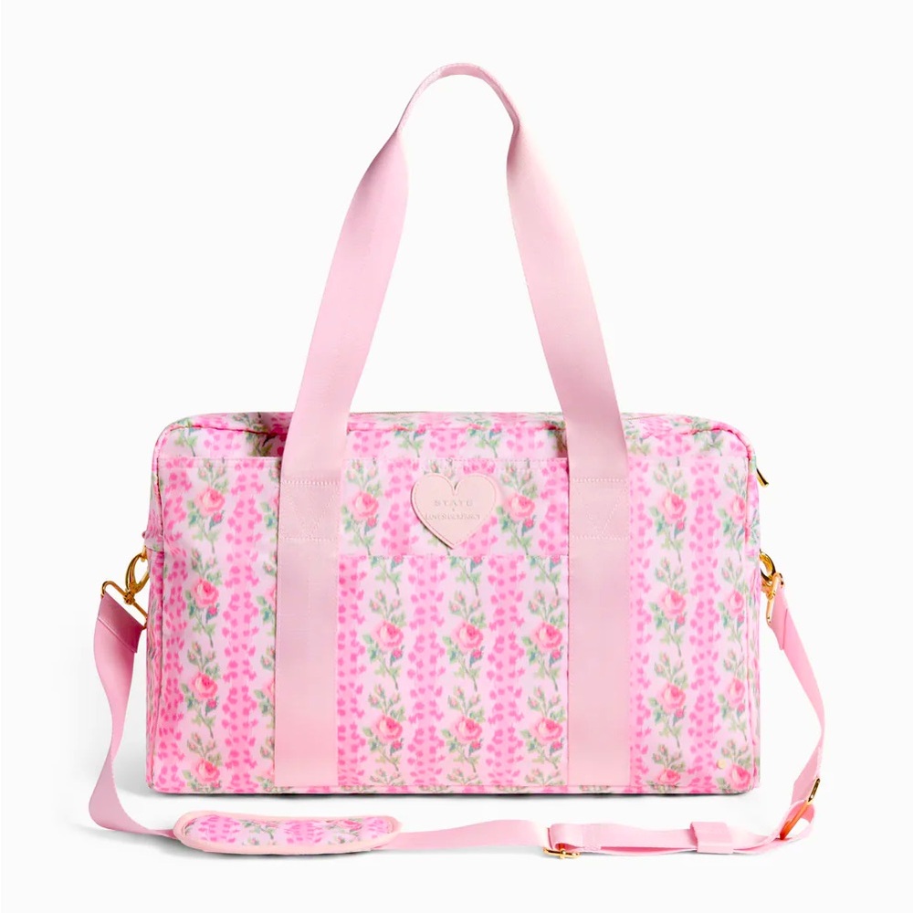 🌸LOVESHACKFANCY🌸STATE WEEKENDER BAG Viral Favorite Blooming Heirloom